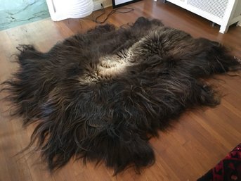 VINTAGE SPECTACULAR YAK FLEECE RUG OR THROW