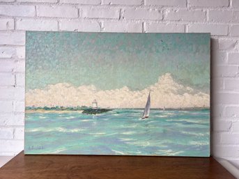 Oil On Canvas - Seascape