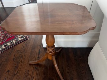 Beautiful Antique Walnut Pedestal Table