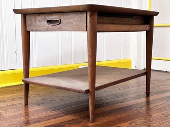 A Vintage Mahogany Side Table With Formica Top By Lane Furniture