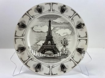 Eiffel Tower, Slice Of Life, Decorative Plate By 222Fifth