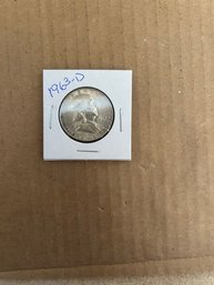 Beautiful 1963-D Benjamin Franklin Silver Half Dollar