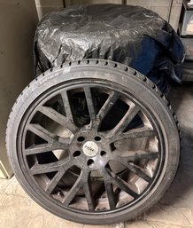 Set Of 4 Bridgestone Tires & Rims MSL LM-60 Blizzak Model: 245/40R20 95H