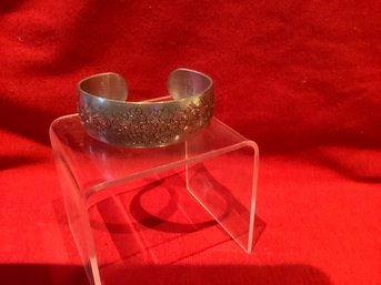 Leonard Genuine Pewter Cuff Bracelet