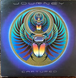 JOURNEY 'Captured' 1981 (37016) 2 LP  INSERTS & POSTERS - VERY GOOD CONDITION