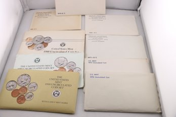 9 Uncirculated Mint Coin Sets 3 Have Silver