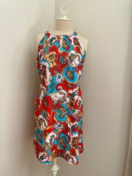 Jude Connally Lisa Paisley Print Dress, Size M