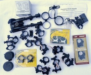 Collection Of Scope Rings And Accessories