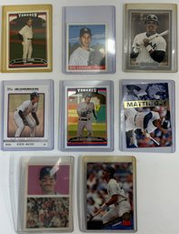 Lot Of 8 Miscellaneous Yankee Cards
