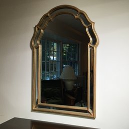 By TURNER - Lovely Arched Top Italian Style Decorator Mirror - Very Nice Gold Gilt Finish - High Quality !