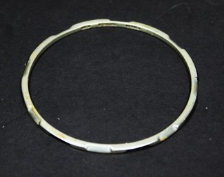 Vintage Mexican Sterling Silver Bangle Brascelet