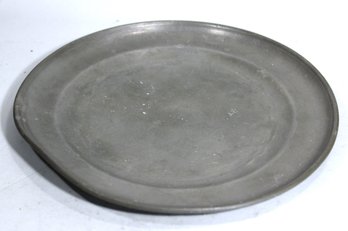 Antique Continental Pewter Plate Hallmarked