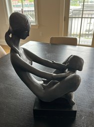 Austin Mother And Child Sculpture. Heavy. Beautiful.