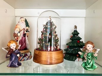 A Christopher Radko Music Box And More Christmas Decor!