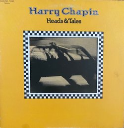 Harry Chapin - Heads And Tails- With Lyric Insert 1972 LP EKS 75023 Record