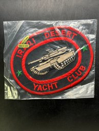 Iraqi Desert Yacht Club Collectible Patch Sealed