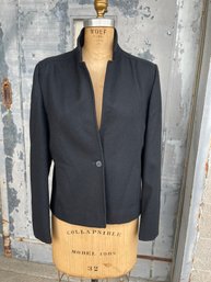 Pendleton Virgin Wool Black Single Button Blazer- Size 10