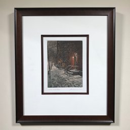 Lovely Frederick Mershimer Print - Side Steps - 2002 - 70/120 - Beautiful Piece - We Have Several More