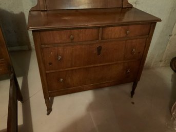 Antique Dresser With Mirror