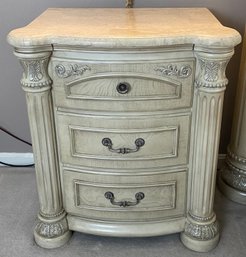 AICO Night Stand Monte Carlo II In Silver Pearl