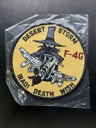 Desert Storm Iraqi Death Wish Collectible Patch Sealed