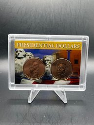 2 Presidential Dollars Rutherford B. Hayes, Franklin Pierce