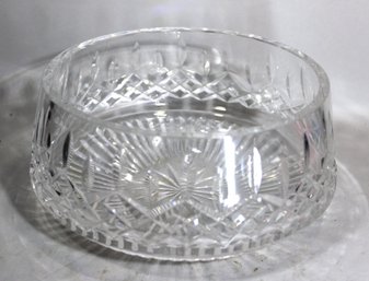 Large Waterford Curt Glass Center Bowl Lismore