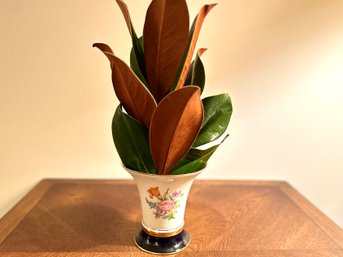 Vintage Hand Painted Royal Dux Czech Floral Vase