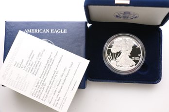 2007 W West Point Silver Eagle Proof Coin 1 Ounce .999