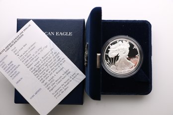 2003 W West Point Silver Eagle .999 1 Ounce Proof Coin