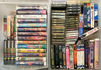 Vintage VHS And Cassettes