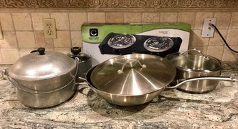 Electric Range Burners And Pots