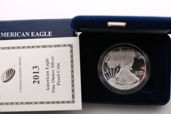 2013 Silver Eagle .999 1 Ounce Silver Proof Coin