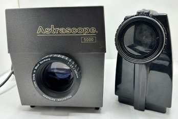 2 Vintage Opaque Projectors: Astrascope 5000  & Projecta Scope