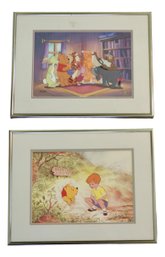 Set Of 2 Winnie The Pooh 1997 Limited Edition Lithographs