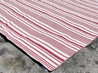 A NEW Striped Cotton Rug By Mark D. Skies For Dash & Albert