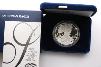 2008 Silver Eagle Proof Coin 1 Ounce .999