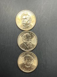 3 Presidential Dollars