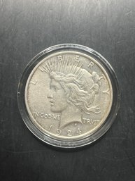 1924 Silver Peace Dollar