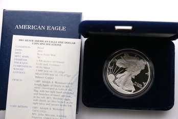 2011 Silver Eagle .999 1 Ounce Silver Proof Coin