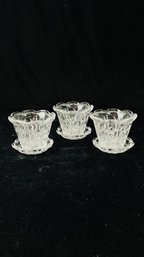 Fifth Avenue Crystal LTD Fairfax Flower Pot Votive Coasters