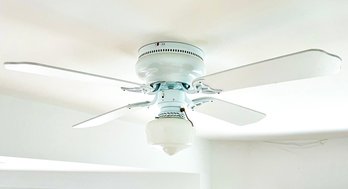 A Ceiling Fan - Clean White!