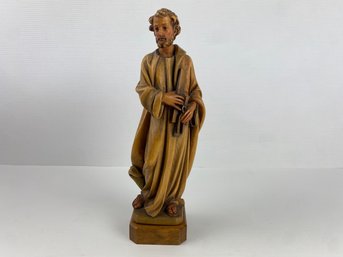 Anri Hand Carved Statue Of St. Joseph The Worker