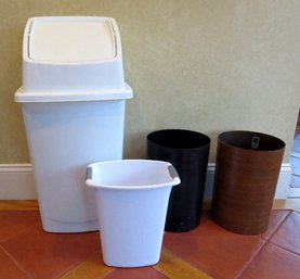 Plastic Sterlite And Umbra Trash Cans