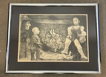 Fantastic Picasso Etching 'Son Oeuvre Et Son Public' Bloch 1481 From The 347 Suite