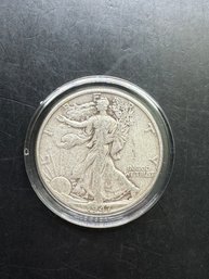 1947-D Walking Liberty Silver Half Dollar