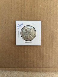 Beautiful 1944 Walking Liberty Silver Half Dollar