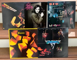 Vintage Vinyl Album Lot ~ REO Speedwagon, Eddie Money, Steve Miller Band, Genesis & Van Halen ~
