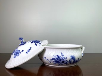 Royal Copenhagen Blue And White Pottery Soup Tureen