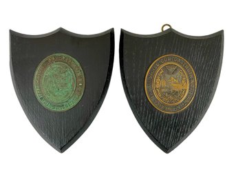 Vintage Pair Of Dartmouth Plaques